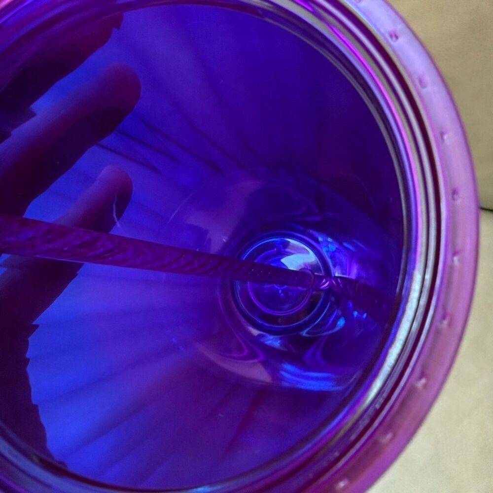 Starbucks 2021 Fall Purple Kaleidoscope Dome Tumbler Cold Cup Venti 24oz - Picture 4 of 4